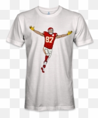 Travis Kelce Nfl Touchdown Celebration - Tshirt Basketball Kobe Emoji,Soccer Emoji Shirt