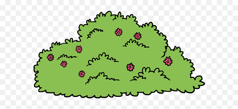 Really Easy Drawing Tutorial - Bush Drawing For Kids Emoji,Shrub Emoji