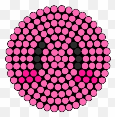 Popular Bead Patterns - Pokemon Premier Ball Perler Bead Emoji,Temmie Emoji