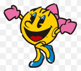 PRICE GUIDE vintagearcadegal - Transparent Miss Pac Man Emoji