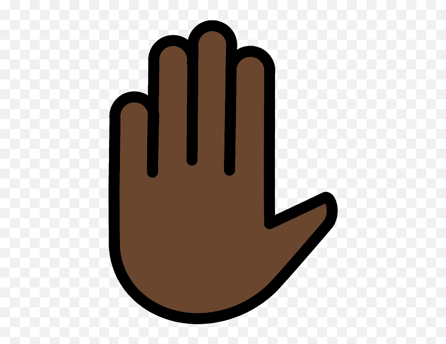 Raised Hand Emoji Clipart - Emoji Main Levée,Raised Hand Emoji