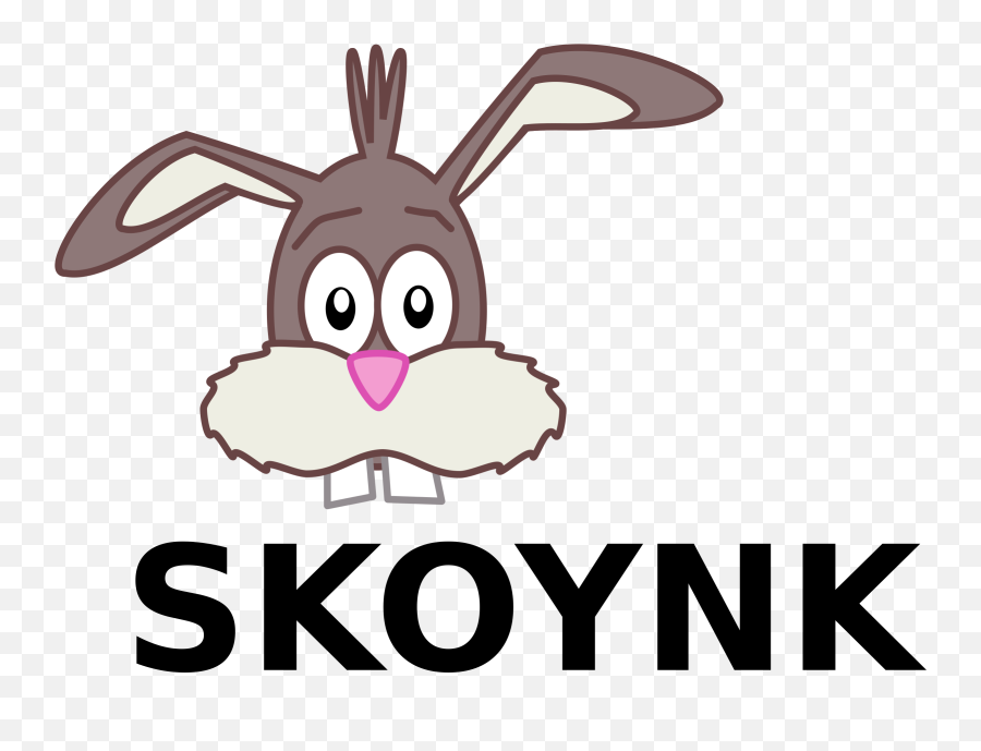 Skoynk Peterm Clip Arts - Rabbit With Buck Teeth Emoji,Easter Bunny Emoji