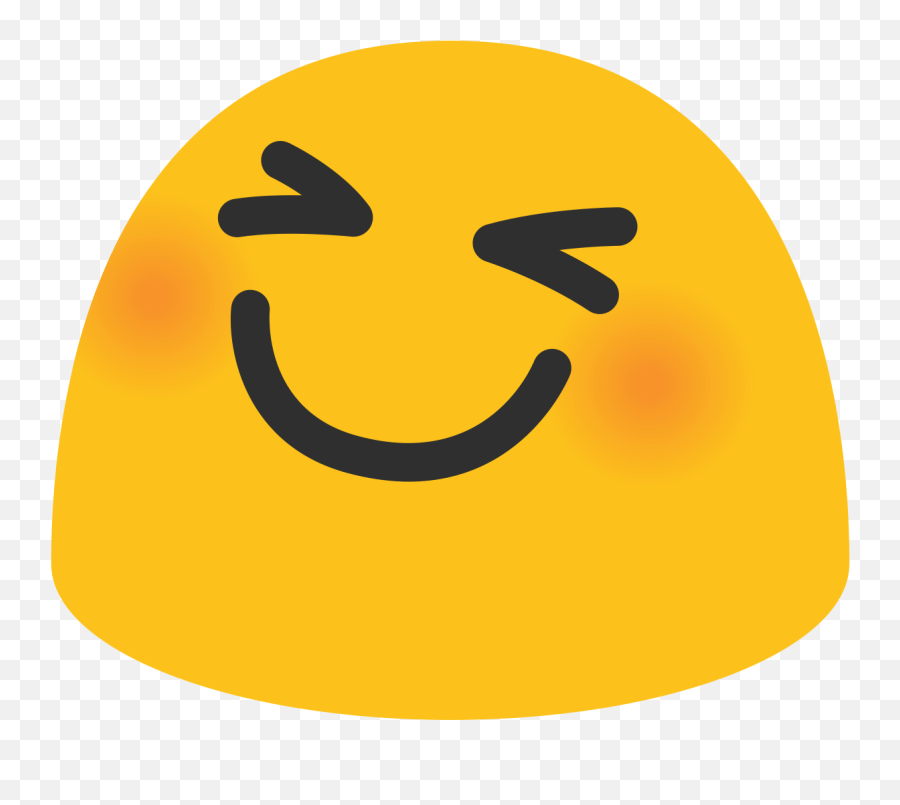 Noto Emoji Kitkat 1f606 - Blob Neutral Face Gif,Ogre Emoji