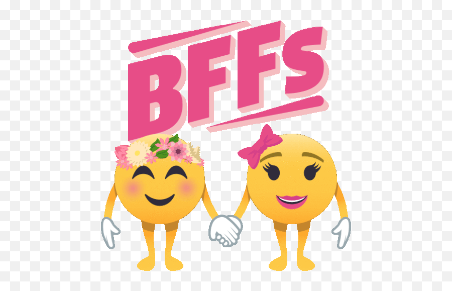 Bffs Sweet Nsassy Gif - Happy Emoji,Bff Emoji