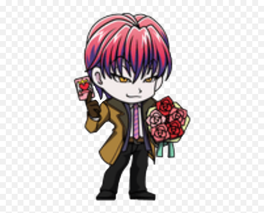 Hxh Hisohiso Hisoka Chibi Sticker By Stinky - Hisoka Emoji,Hisoka Emoji