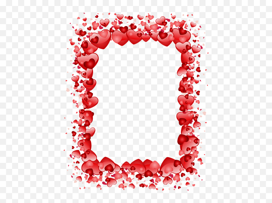 Valentines Day Borders - Transparent Valentines Border Emoji,Emoji Borders