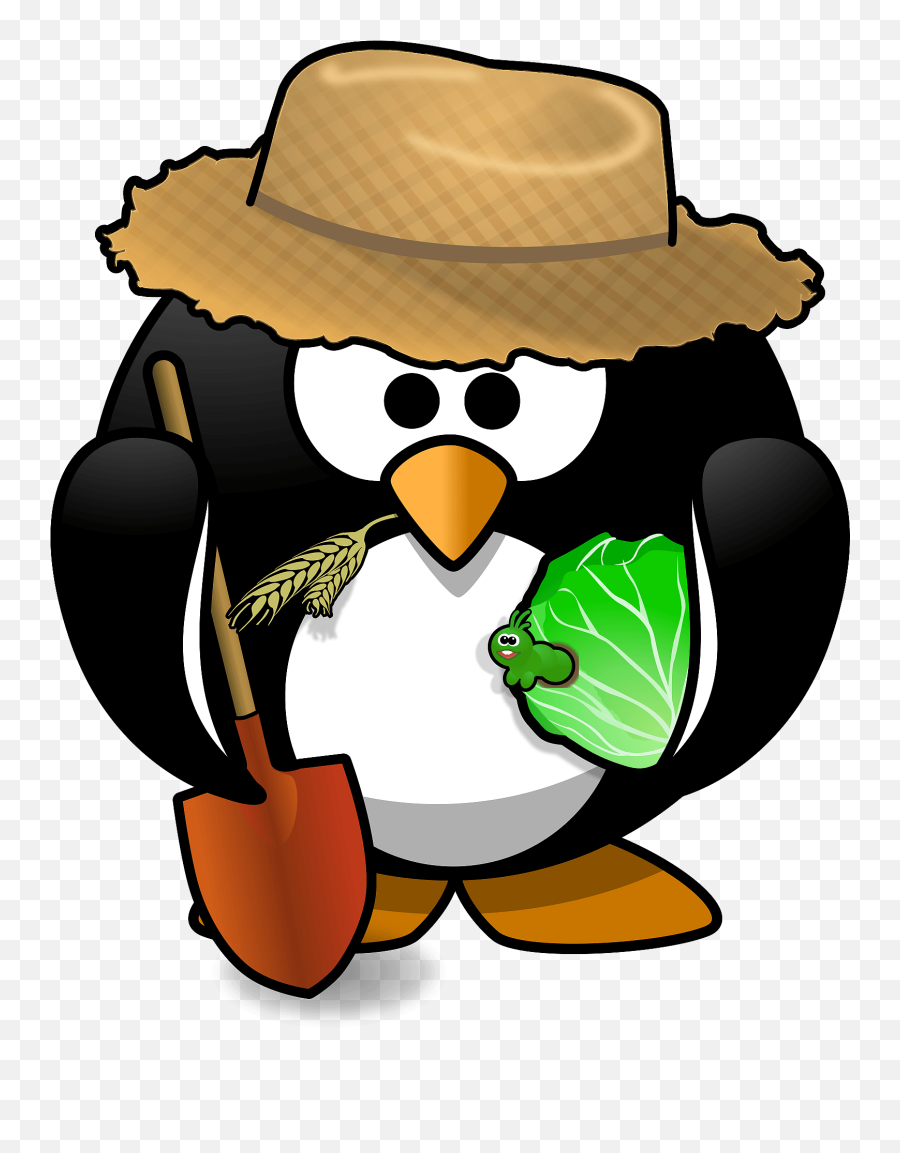 Farmer Penguin Clipart Free Download Transparent Png - Cartoon Pics High Resolution Png Emoji,Car And Swimmer Emoji