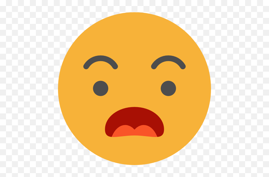 Emoji Feelings Smileys Surprised Angry Emoticons Icon - Smiley,Shocked Emoji