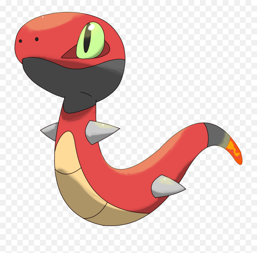 View Snek - Fire Snake Starter Pokemon Emoji,Snake Emoji Png