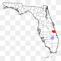 Highlighting Indian River County - Florida First Coast Map Emoji