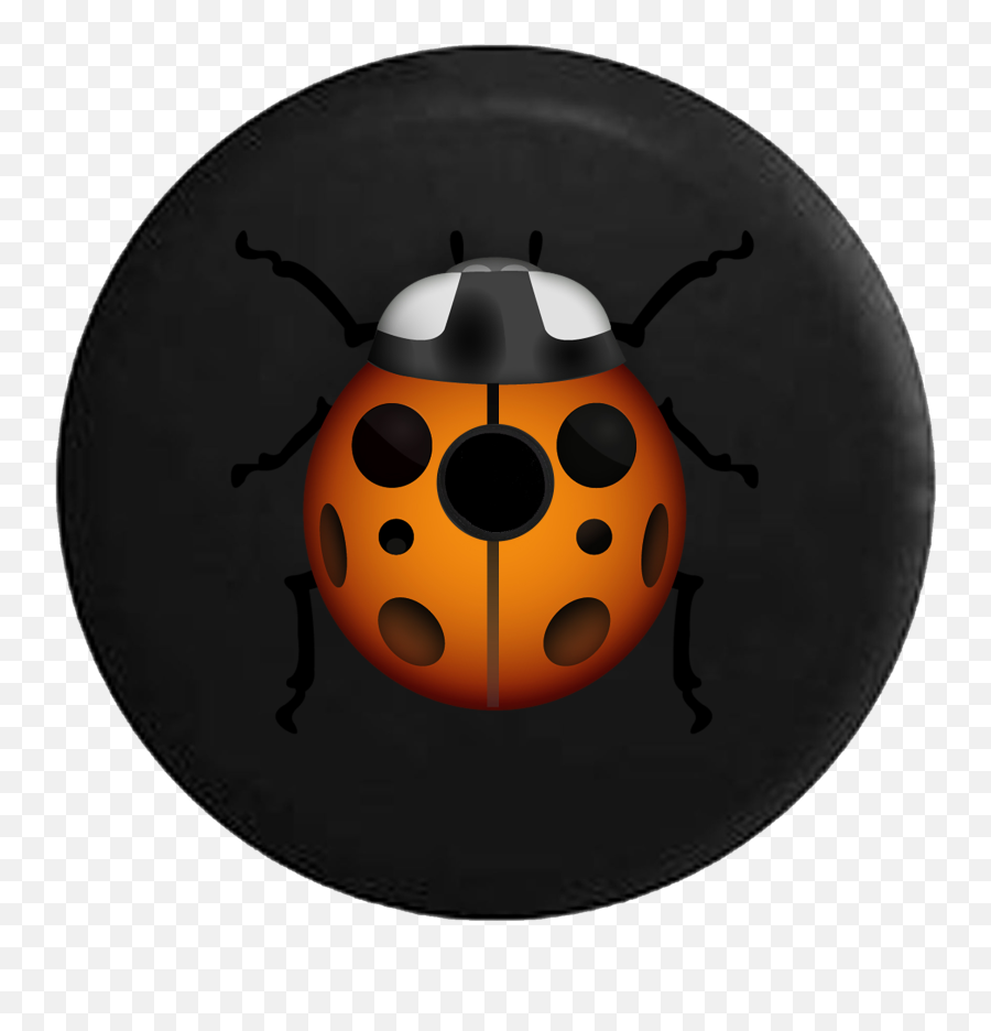 2018 2019 Wrangler Jl Backup Camera Emoji Text Ladybug Spare Tire Cover For Jeep Rv 33 Inch - Ladybug,Video Game Emoji