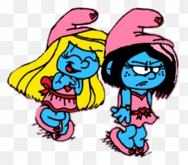 Smurfs Smurf Smurfette Dawn Bff - Cartoon Emoji,Smurf Emoji