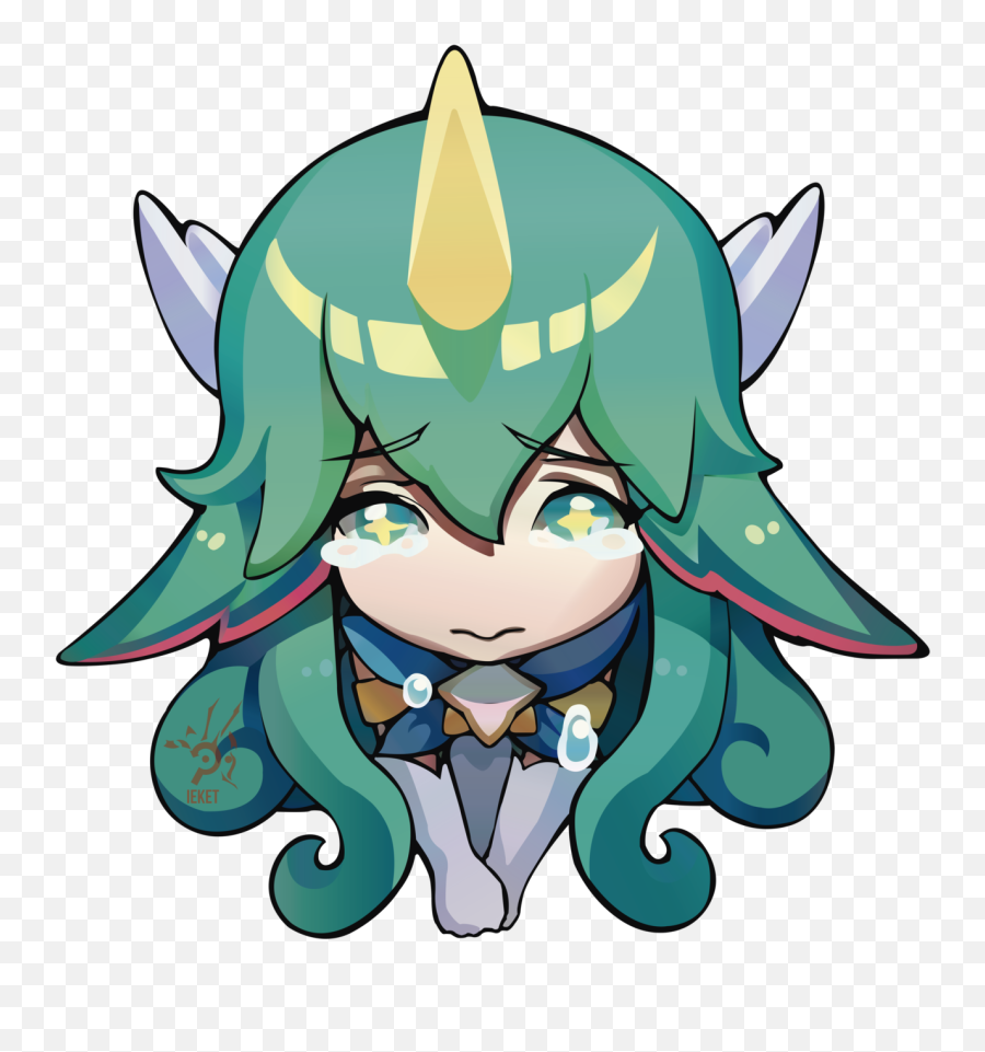 Png Stickers - Soraka Star Guardian Png Emoji,League Emoji