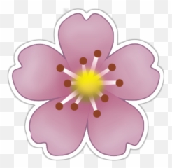 Nail Clipart Emoji Picture - Pink Flower Emoji Sticker,Nails Emoji