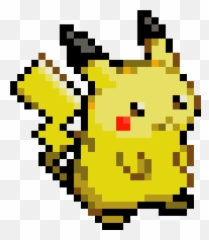 Pikachu Yellow Image Pixel - 8 Bit Png Gif Emoji,Pikachu Emoticon