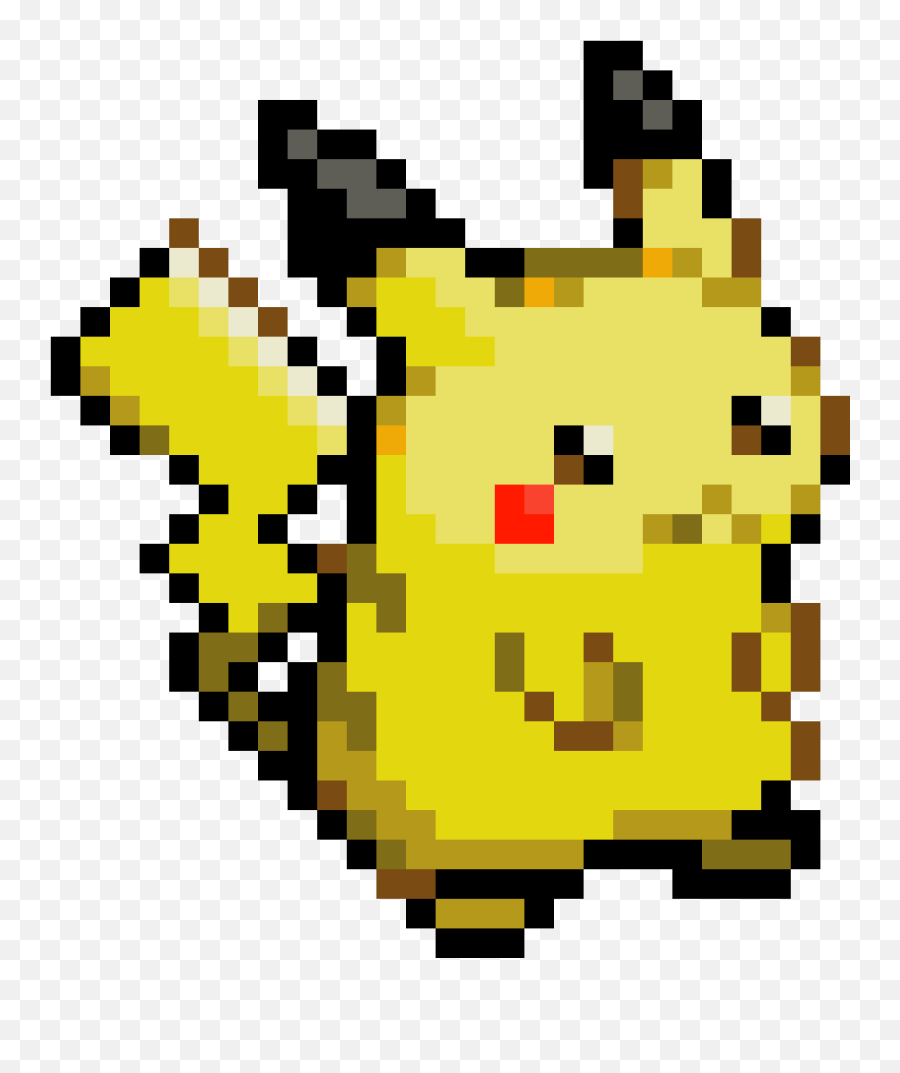 Pikachu Yellow Image Pixel - 8 Bit Png Gif Emoji,Pikachu Emoticon