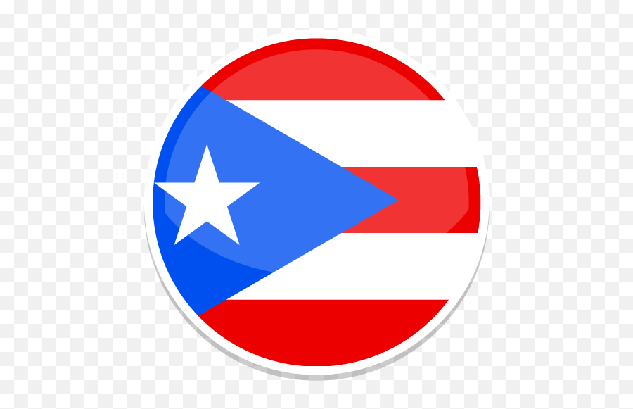 Puerto Rico Icon - Round Puerto Rico Flag Emoji,Puerto Rican Emoji Flag