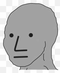 R - Npc Wojak No Background Emoji