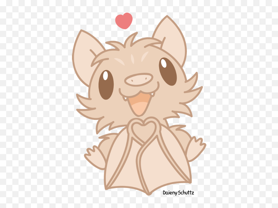 I Love Bats - Cute Bat Drawings Emoji,Bat Emoji Android