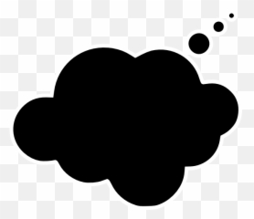Cloud Clipart Thought Bubble Cloud - Clip Art Emoji,Thought Cloud Emoji