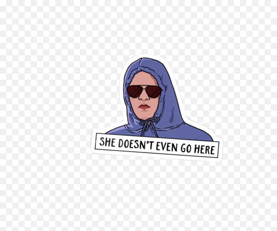 Mean Girls Meangirls Sticker Fun Bored - She Doesn T Even Go Here Sticker Emoji,Mean Girls Emoji