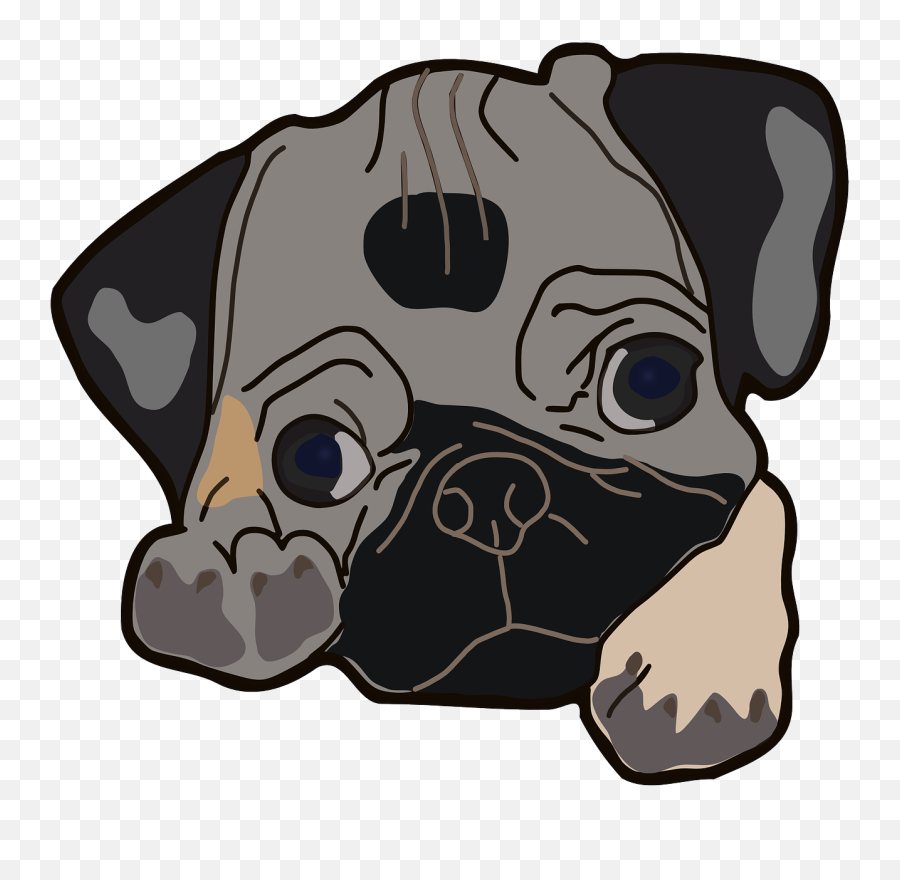 Dog Face Puppy Animal Free Vector - Dog Face Clipart Png Emoji,French Bulldog Emoji