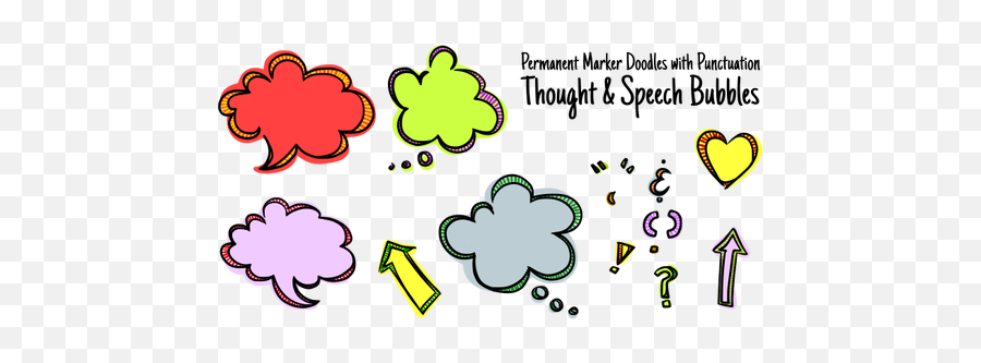 Speech And Thought Bubbles - Cartoon Emoji,Thought Balloon Emoji