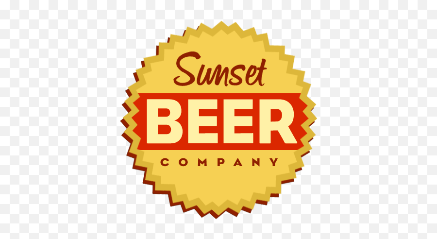 New Beer Store - Sunset Beer Company Logo Emoji,Beer Emoticons