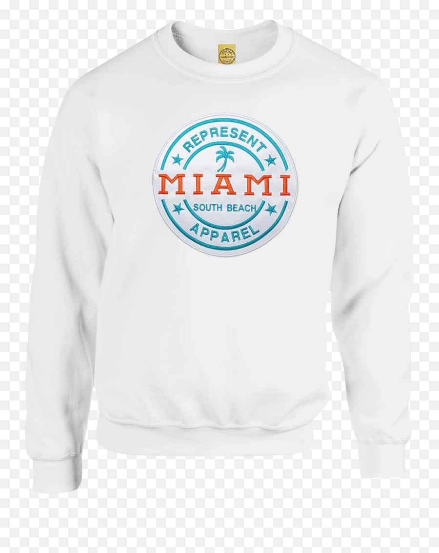 Miami South Beach Sweatshirt With - Sweatshirt Emoji,100 Emoji Sweater