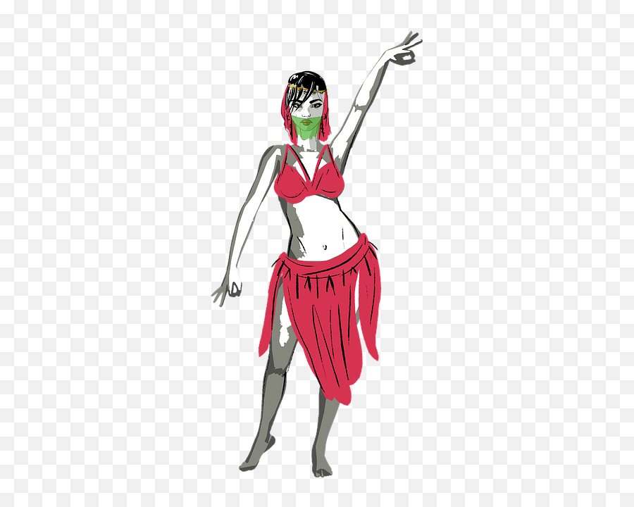 Belly Dancer Woman - Illustration Emoji,Dancer Emoji Costume