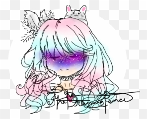 Drawing Blush Reference Transparent - Galaxy Blush Drawing Emoji,Lucille Bat Emoji