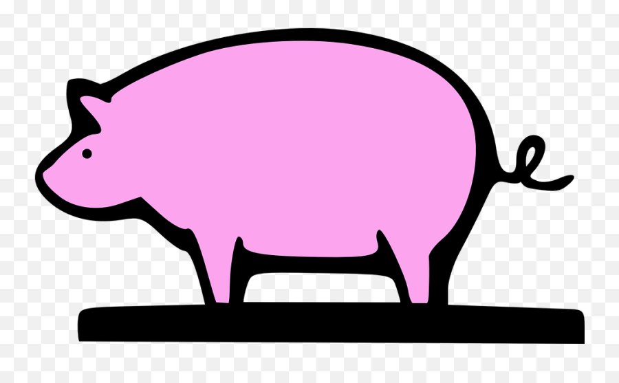 Free Pork Pig Illustrations - Pig Clip Art Free Emoji,Pig Emoji