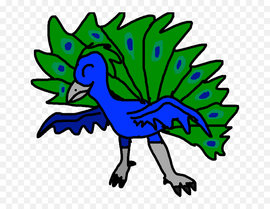 Peacocks Dont - Cartoon Emoji,Peacock Emoji