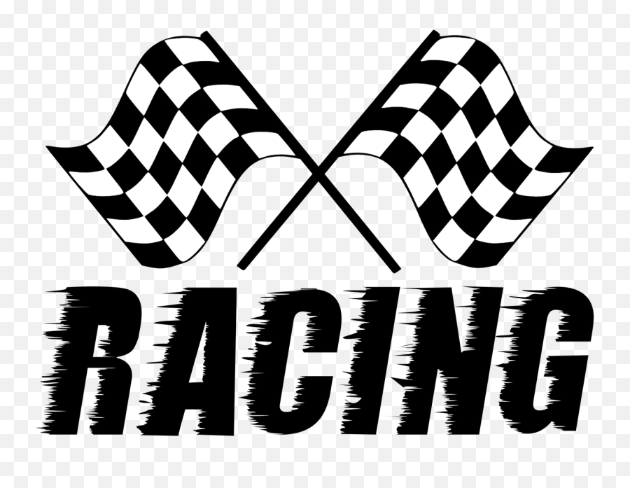 Racing Flags Race Checkered Racing Flag - Clip Art Racing Flags Emoji,Bike Flag Emoji