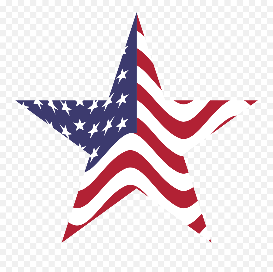 Us Flag Clipart American Flag Star - American Flag In Star Emoji,Usa Emoji Png