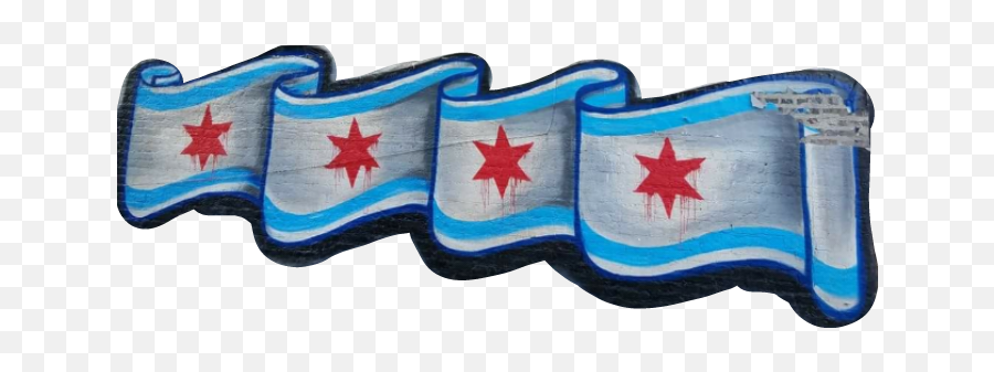 Trending Chicago Stickers - Flag Emoji,Chicago Flag Emoji