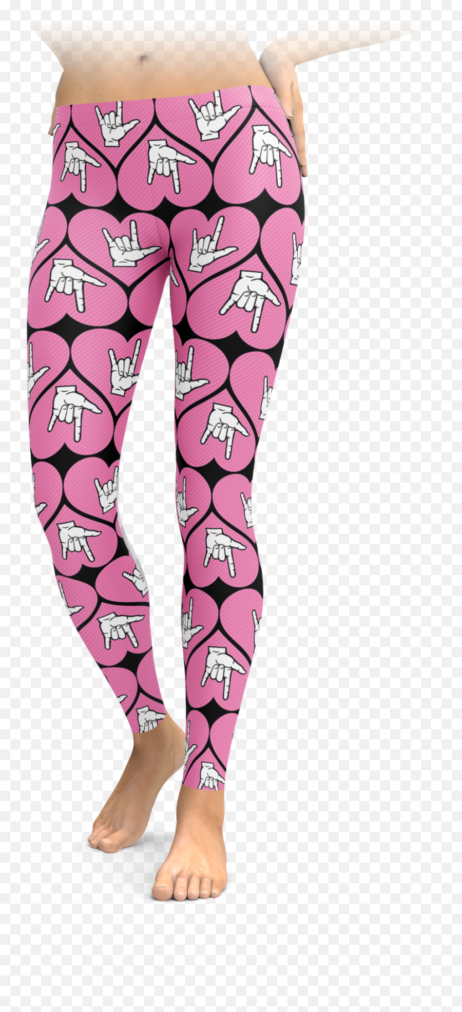 Asl Ily Leggings In 2020 - Leggings Emoji,Fake Emoji Pants