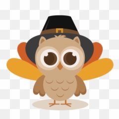 Library Of Turkey Hat - Thanksgiving Owl Clip Art Emoji,Wave Emoji Hat