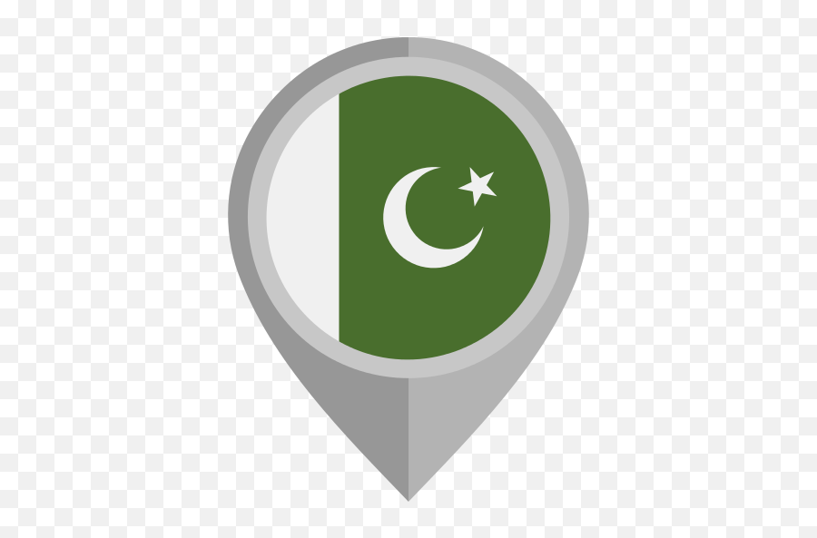 Pakistan Flag Icon At Getdrawings - Pakistan Flag Location Icon Emoji,Pakistani Emoji