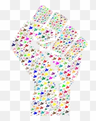 Raised Fist Computer Icons Love Bump - Of Colorful Emoji