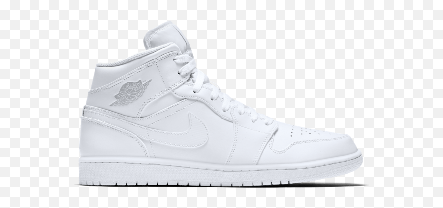 Air Jordan 1 Mid - Jordan 1 Nova Xx White Emoji,Sneaker Emoji