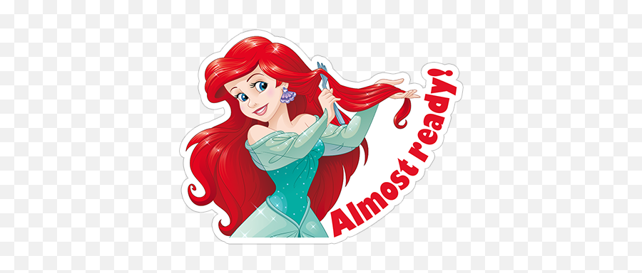 Viber Sticker - Disney Princess Ariel Pink Dress Emoji,Disney Princess Emoji