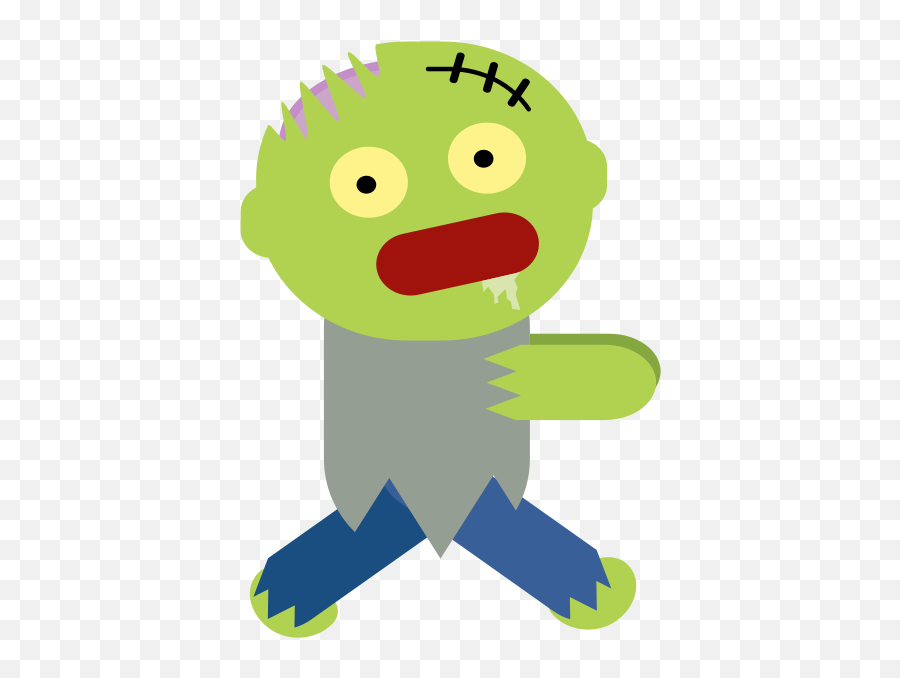 Basic Zombie - Zombie Clipart Emoji,Walking Dead Emoji Download