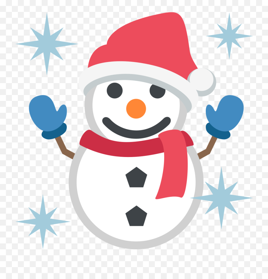 Emojione 2603 - Christmas Snowman Emoji,Christmas Emojis