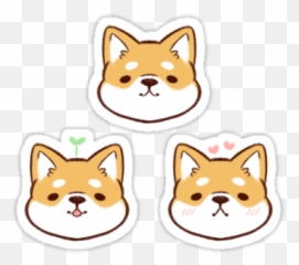 Shiba Inus Sticker - Stickers Shiba Inu Png Emoji,Bongo Cat Emoji