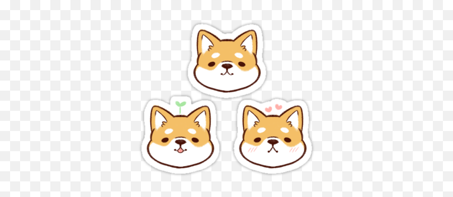 Shiba Inus Sticker - Stickers Shiba Inu Png Emoji,Bongo Cat Emoji