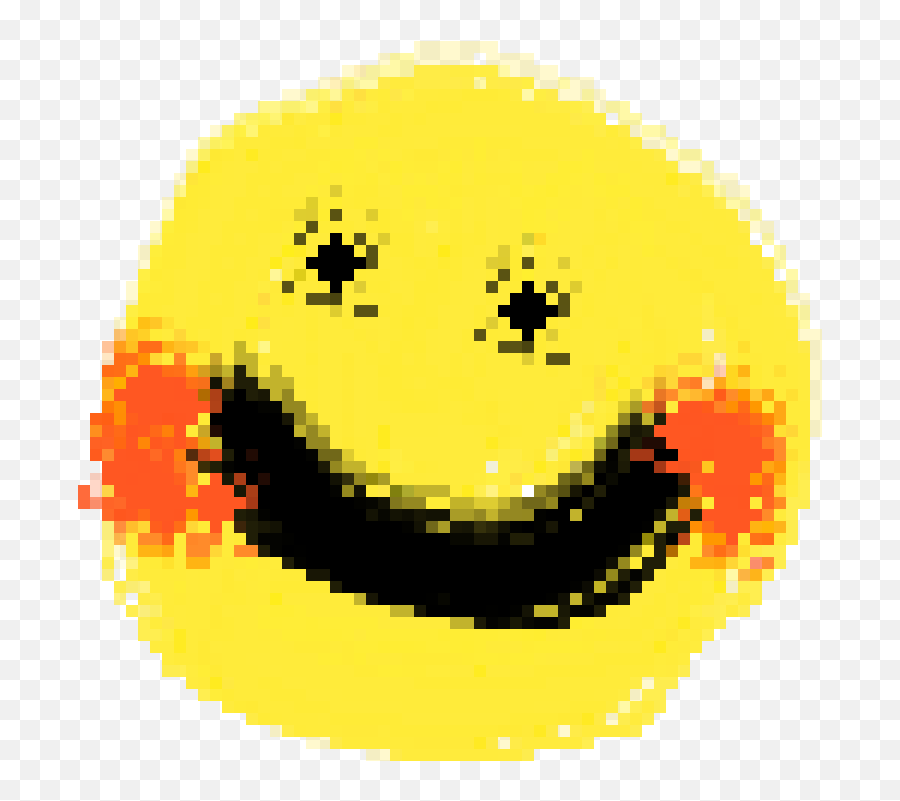 Pixilart - Smiley Emoji,Blushing Face Emoticon