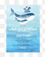 Whale Baby Shower Invitation Template Emoji,Blue Whale Emoji