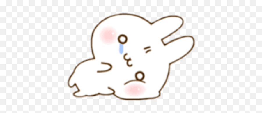 Conejo Blanco Cute Kawaii Rabbit Bunny - Illustration Emoji,Bunny Emoji Text Symbol