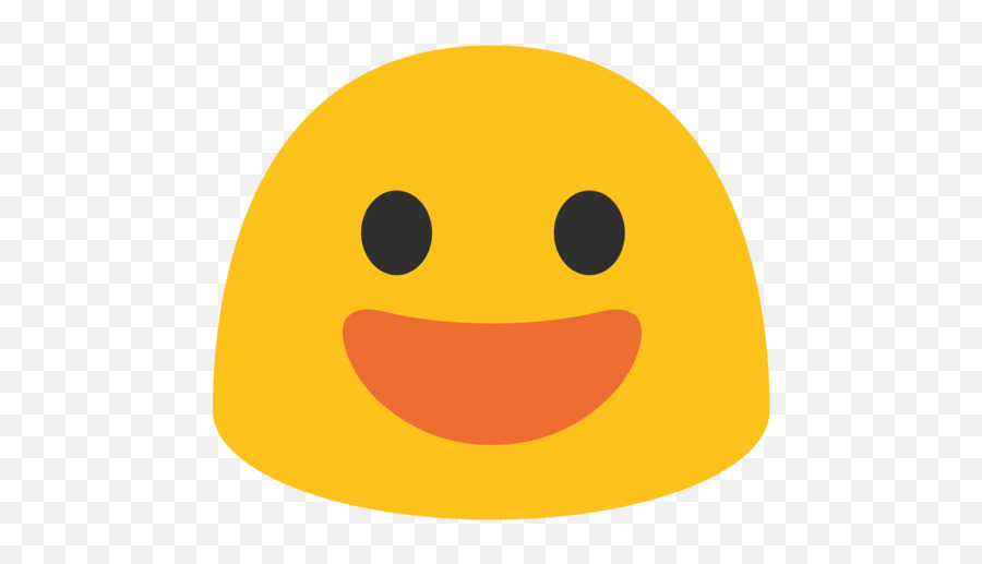 Grinning Face With Big Eyes Emoji - Blob Emoji Smile,Big Grin Emoji